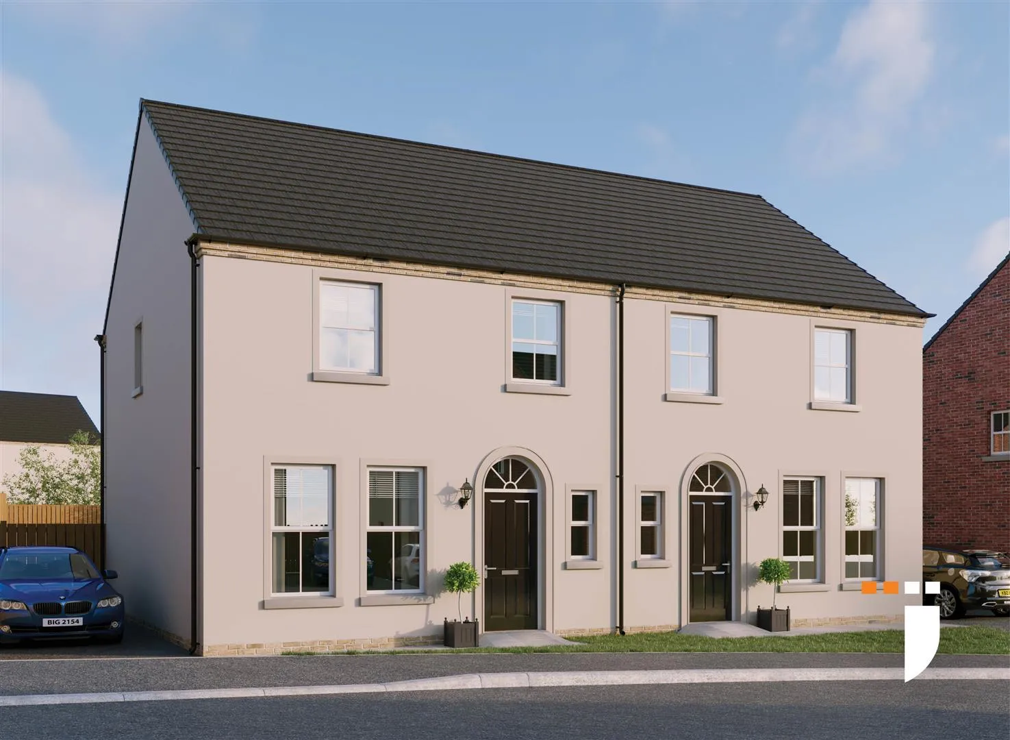 3 bedroom semi-detached for sale at Site 48, The Fairholt (Render) At Springwater Ballyclare BT39 9JD